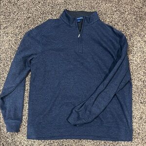 Port Authority Men's Navy Zip-Up Sweater